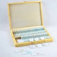 wholesale and retail 100 pieces mixed set prepared microscope slide