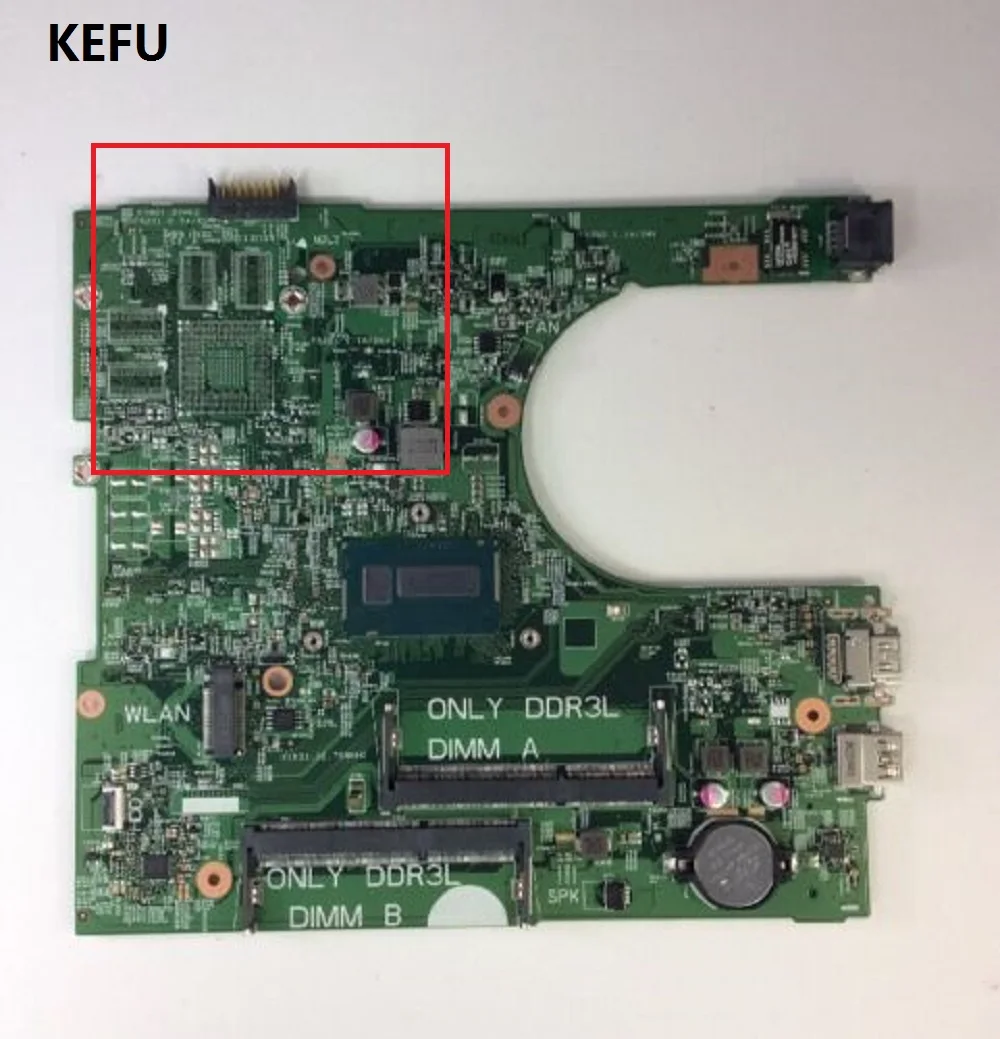 Kefu для Dell Inspiron 3458 Материнская плата ноутбука 14216 1 CN 0PFT7H i3 5005U Процессор DDR3 100%