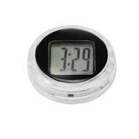 new mini motorcycle clocks watch waterproof stick on motorbike mount watch moto digital clock car styling