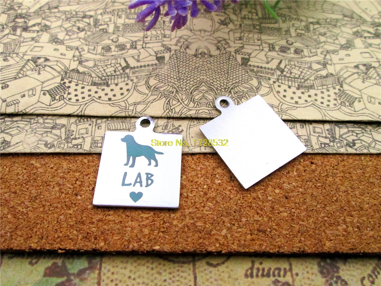 Подвески из нержавеющей стали 20 шт. немецкое ограждение/золотистые