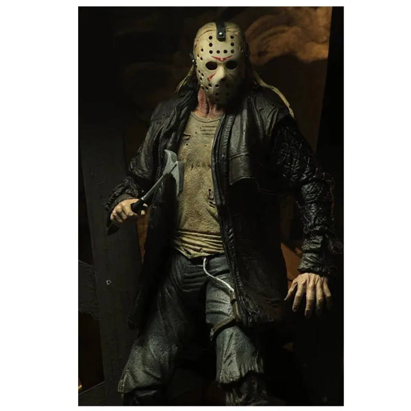 Экшн фигурки из ПВХ NECA Jason вурхи новинка 7 дюймов переделка пятницы 13 го Джейсона