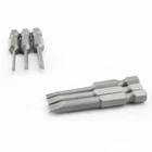 Набор Магнитных отверток с плоской головкой, 50 мм, 2,0-6,0 мм, наконечник с прорезью, сверла из сплава S2, 14 дюйма, ручные инструменты, отвертка, сверло