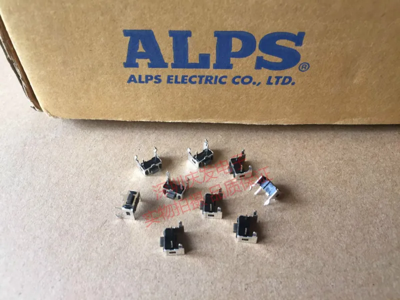 

Japan ALPS SKHLLDA010 Tact Switch 3*6*5mm With Stand Horizontal 2 Feet Spot