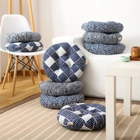 japanese soft thicken round cushion elastic seat mat teaism tatami futon chair floor bay window living room throw home decor