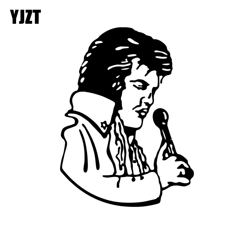 YJZT 11 3 см * 15 Элвис певица виниловые наклейки для автомобиля Стикеры