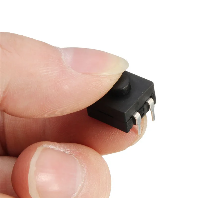 10 шт. DIP PCB мини защелкивающийся тактильный Такт кнопочный переключатель 12x12x9 мм