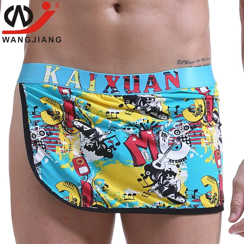 Привлекательное нижнее белье для геев Мужское трусы боксеры шорты Мужские Шорты