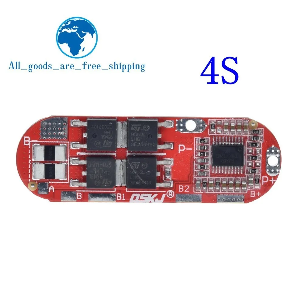 4s bms 25a 16.8v Bms 1s 2s 10a 3s 4S 5S 25a Bms 18650 литий-ионная Lipo литиевая батарея Защитная печатная плата модуль Pcb Pcm 18650 Lipo Bms зарядное устройство - Цвет: 4s bms 25a 16.8v