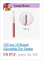 100 шт. Cutton бутон Microblading иглы Набор тату