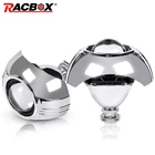 2 шт., автомобильные ксеносветодиодный лампы H1 H4 H7, 2,5 дюйма