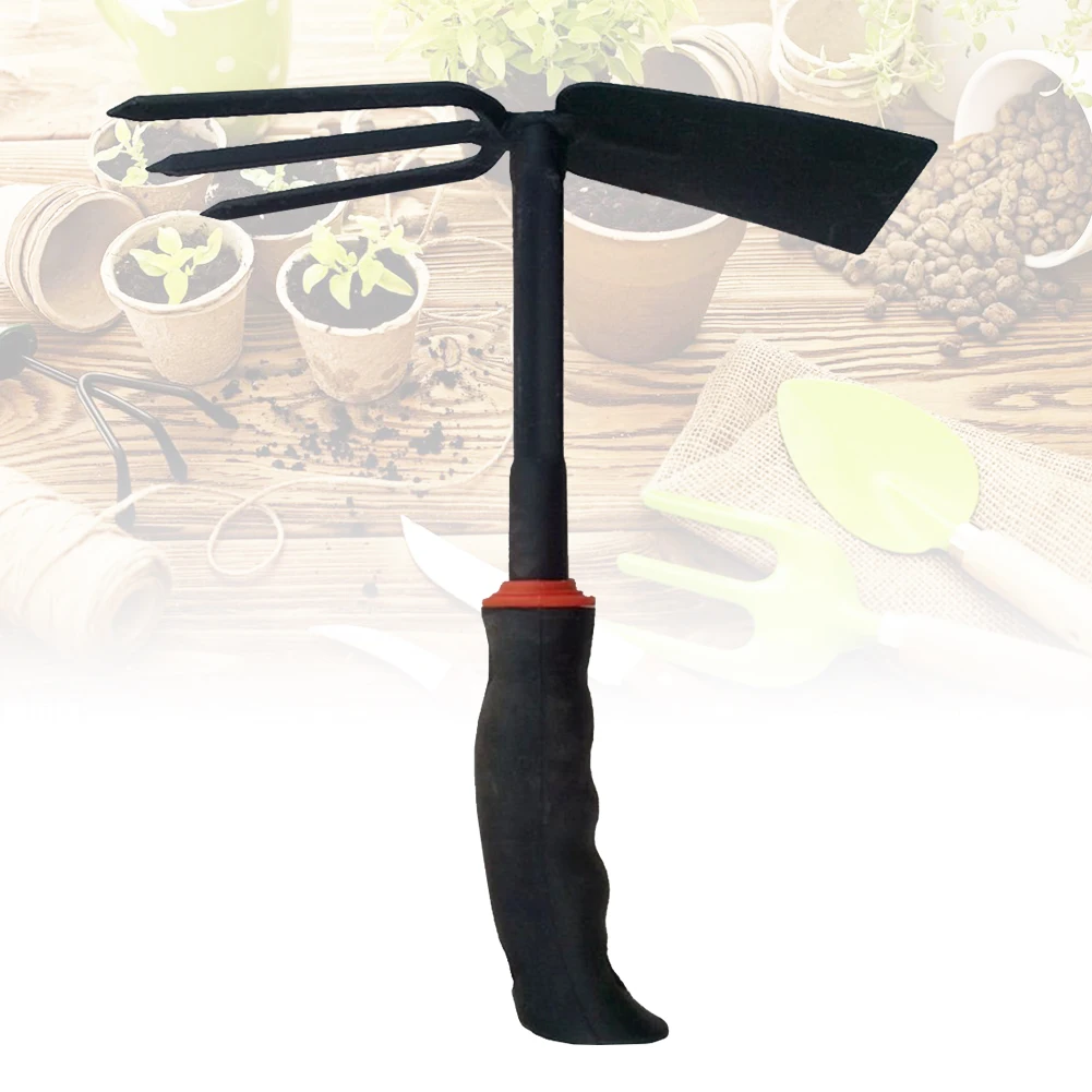 Two With Fork Portable Iron Rustproof Durable Garden Hoe Weeding Digger Hand Tool Multipurpose Non Slip Cultivator | Инструменты