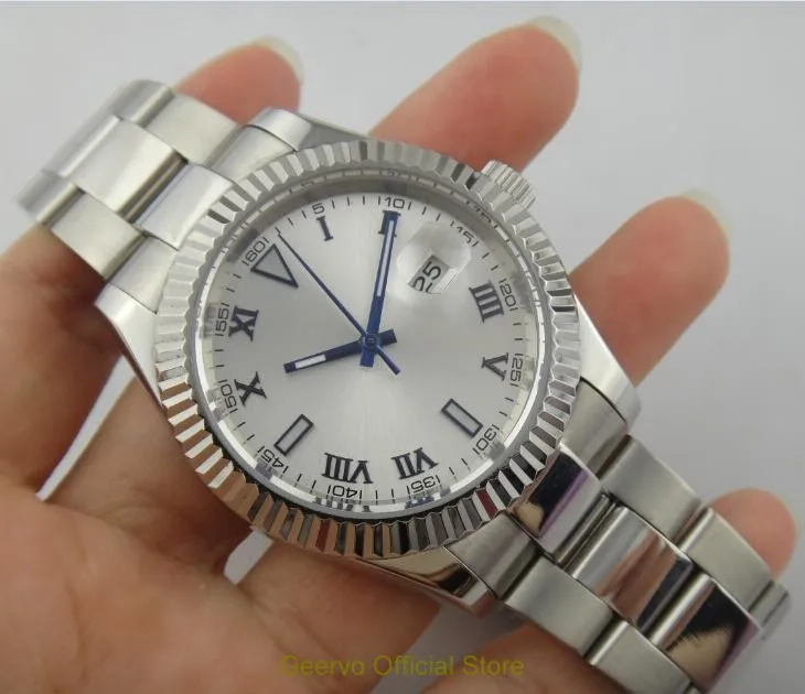 Часы мужские механические с сапфировым стеклом 40 мм | Наручные часы