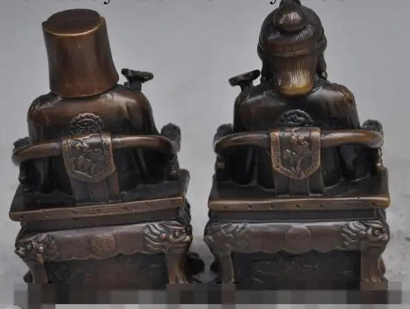 S2893 5 &quotкитайская народная бронзовый богатство жуй yuanbao Бог Земли бабушка бог