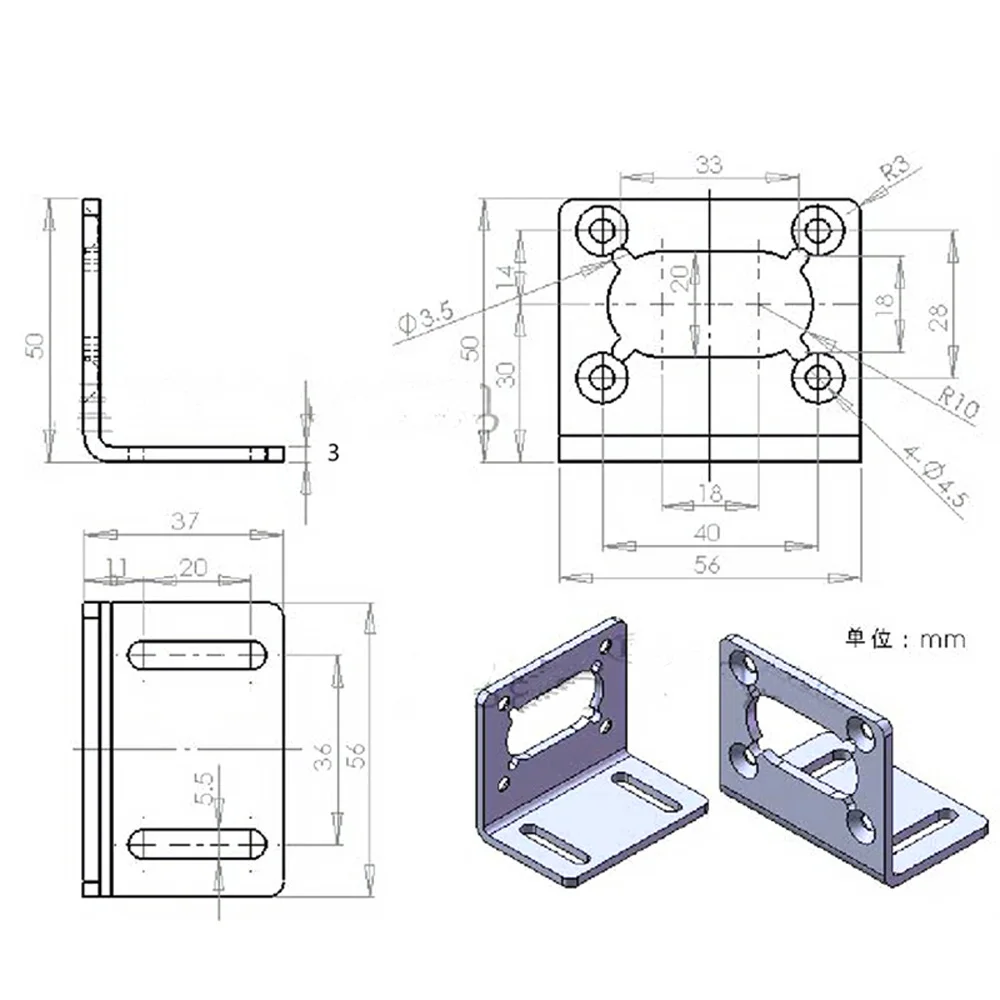 Оптовая продажа стандартный Монтажный кронштейн для червячного редуктора