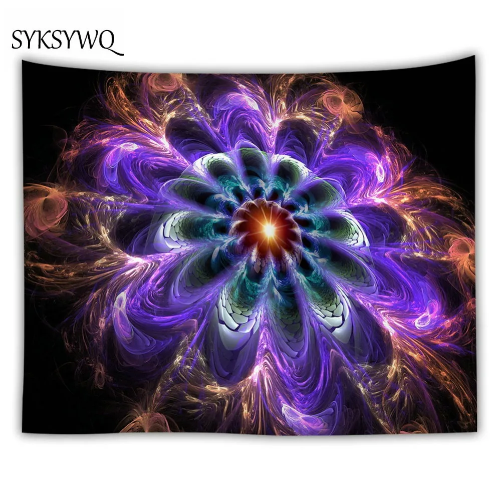 Психоделический гобелен индийская мандала настенный подвесной lapacz snow drop shipping