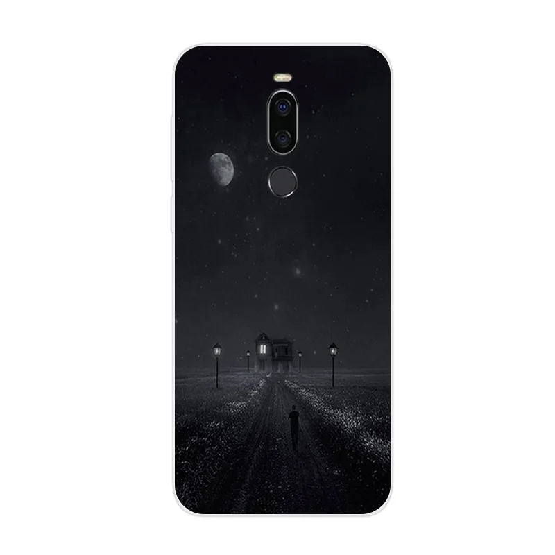 6 2 &quotдля Meizu X8 Прозрачный чехол для телефона X 8 мягкий силиконовый Деревянный Funda