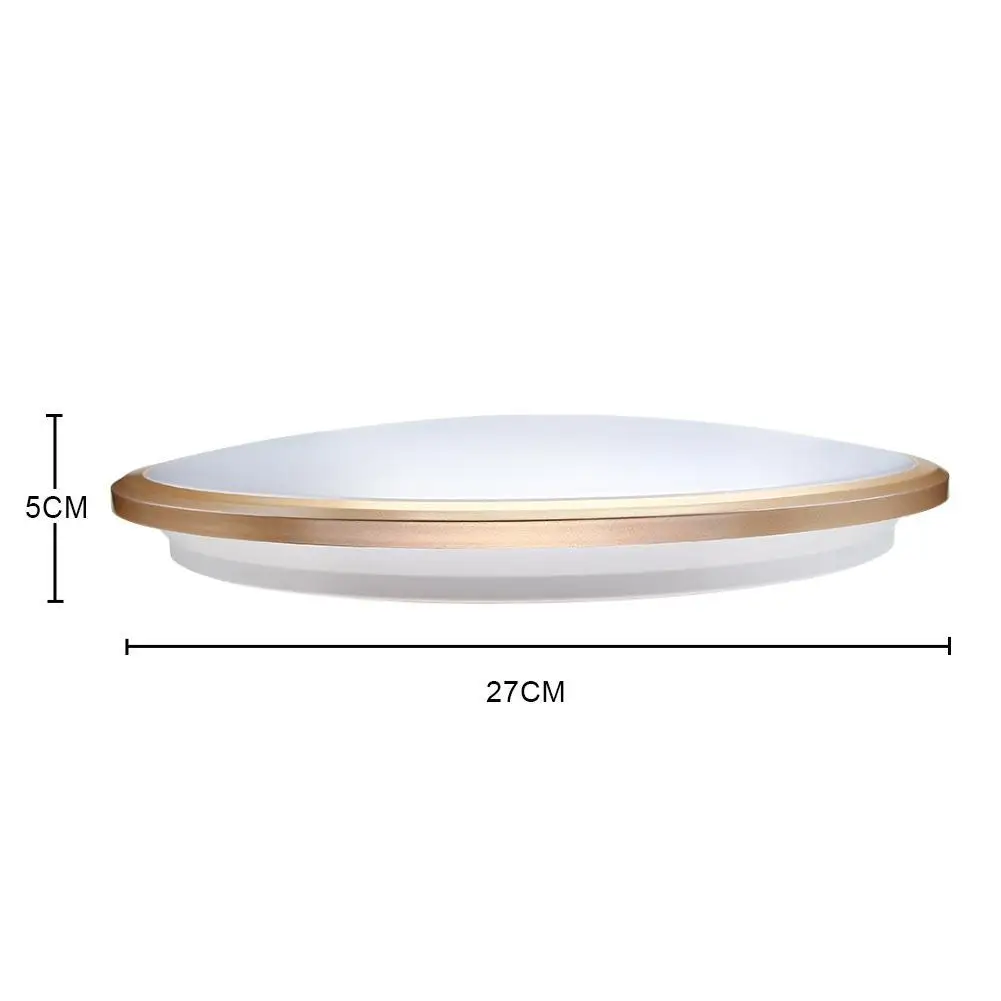 Современные светодиодные потолочные лампы диаметром 270 мм алюминий + акрил