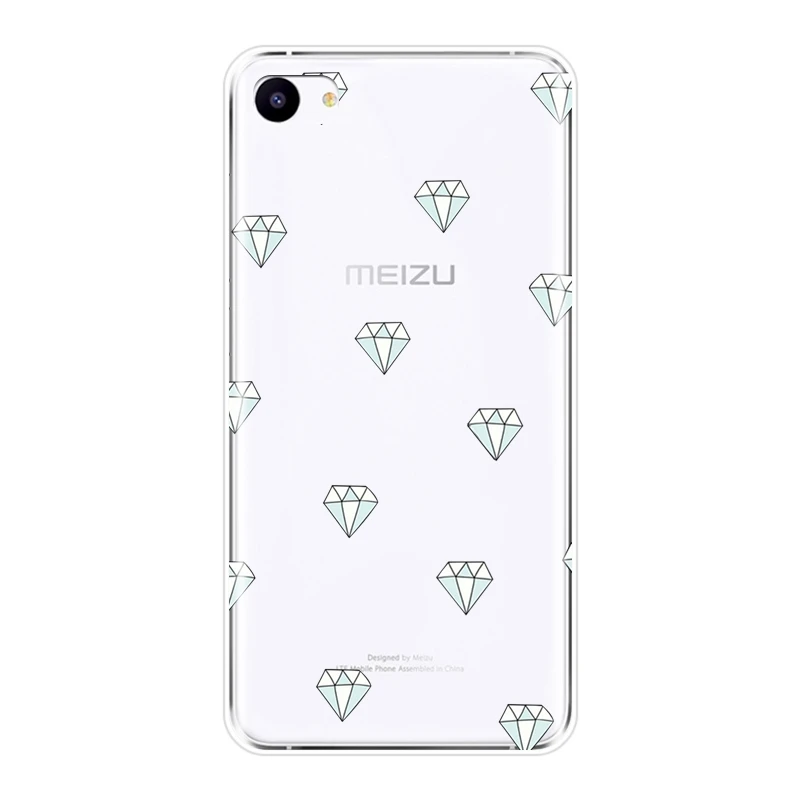Силиконовый чехол для телефона Meizu Pro 6 7 Plus U10 U20 черный мягкий накладка с