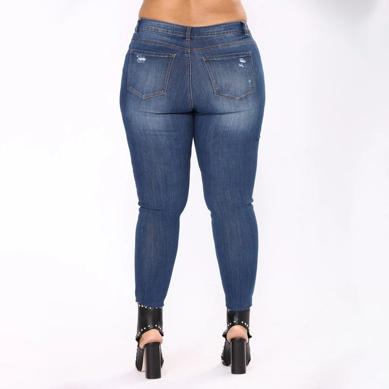 2019 стрейч вышитые джинсы для женщин эластичные женские узкие джинсовые штаны с