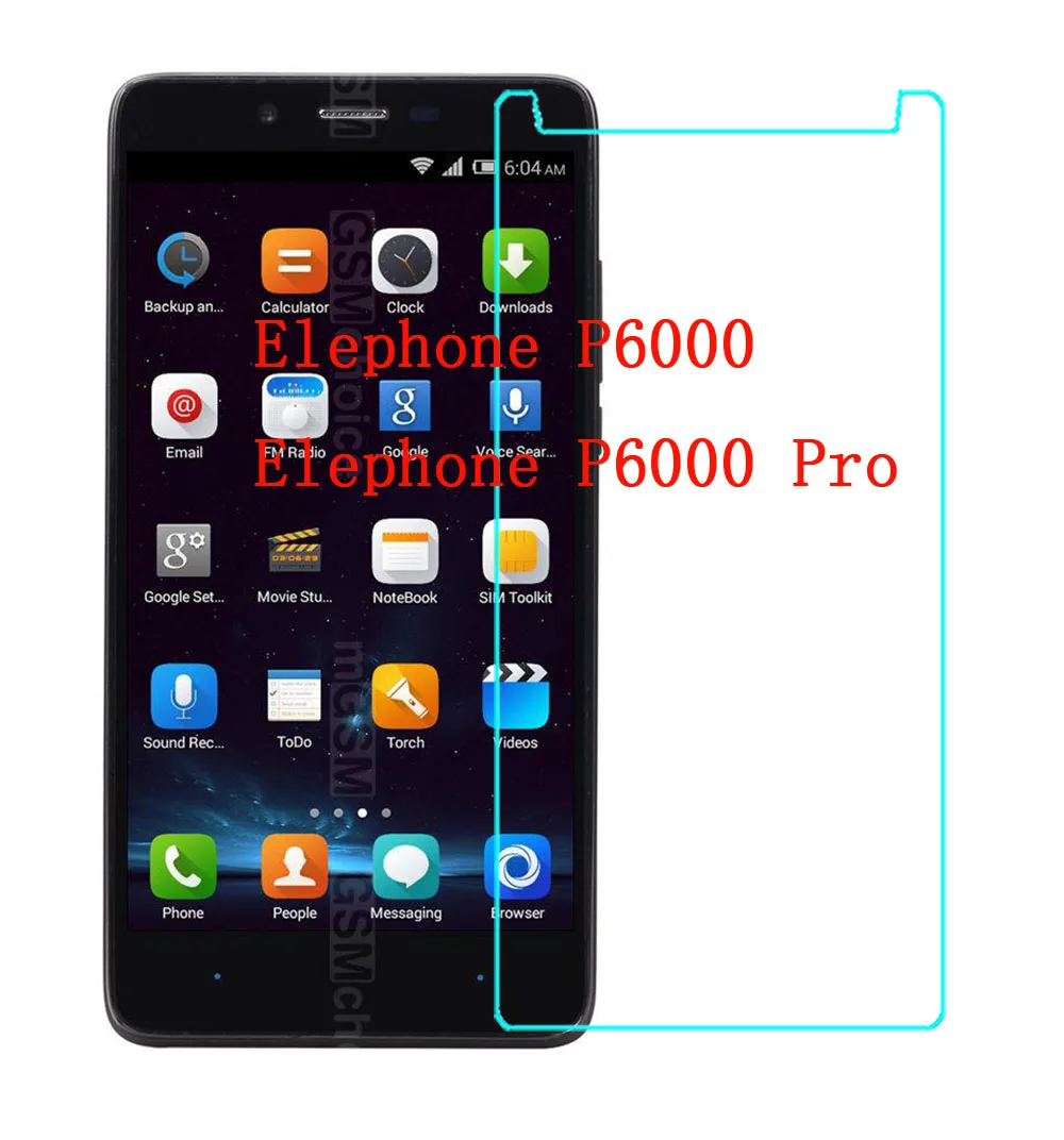 Закаленное стекло для Elephone P6000 Pro защитная пленка экрана 5 0 &quot стеклянная