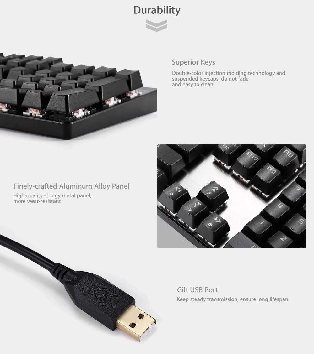 MOTOSPEED CK104 русская английская механическая клавиатура с RGB подсветкой анти-ореолы игровая клавиатура для Teclado игровой компьютер