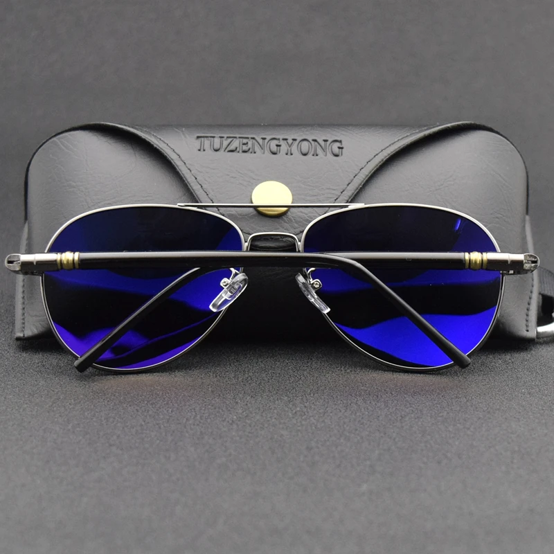 HD Polarized Sunglasses for Men Pilot Driving Fashion Brand Coating mirror Sun Glasses Women Oculos De Sol | Аксессуары для одежды
