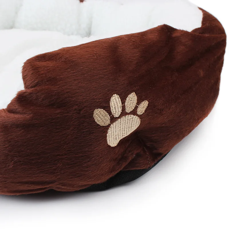 Pet Bed Fleece Soft Warm Cat Kennel Plush Mat Products Small Dog Cama Para Cachorro Mascotas House | Дом и сад