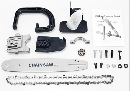 Chainsaw accessories 1000 Вт 220 В Электрическая цепная пила, угловая шлифовальная машина для деревообработки стекла и камня, шлифовальная машина с угловой шлифовальной машиной, насадка для бензопилы - Цвет: Chainsaw accessories