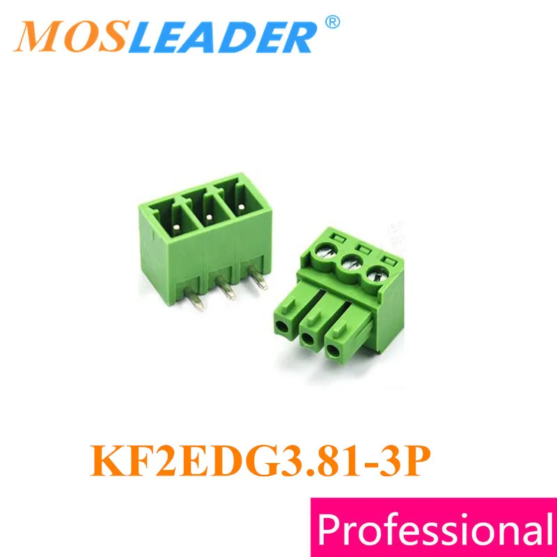 

Mosleader 100PCS KF2EDG3.81 Bended Pins 3.81mm 3P KF2EDG3.81-3P Socket Plug Spacing 3.81 Terminal Block Connector High quality