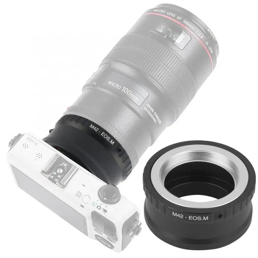 Переходное кольцо для объектива камеры M42 Крепление объектива для Canon для EOS M беззеркальное Кольцо адаптера камеры