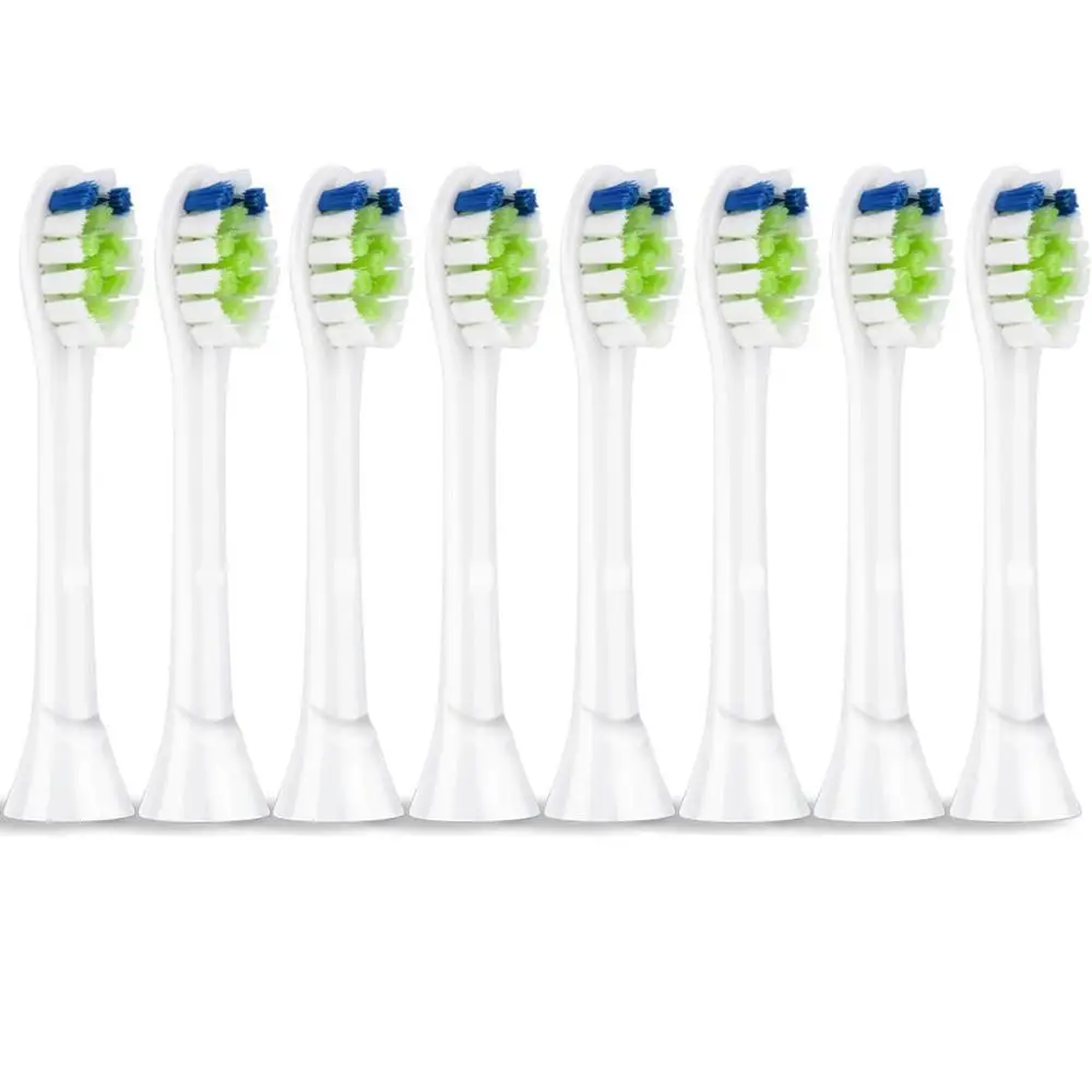 Головки зубных щеток для PHILIPS Sonicare FlexCare Diamond Clean HX6730/HX6731/HX6732/HX6902/HX6910/HX6911/HX6781/HX6782 - Цвет: 8pcs