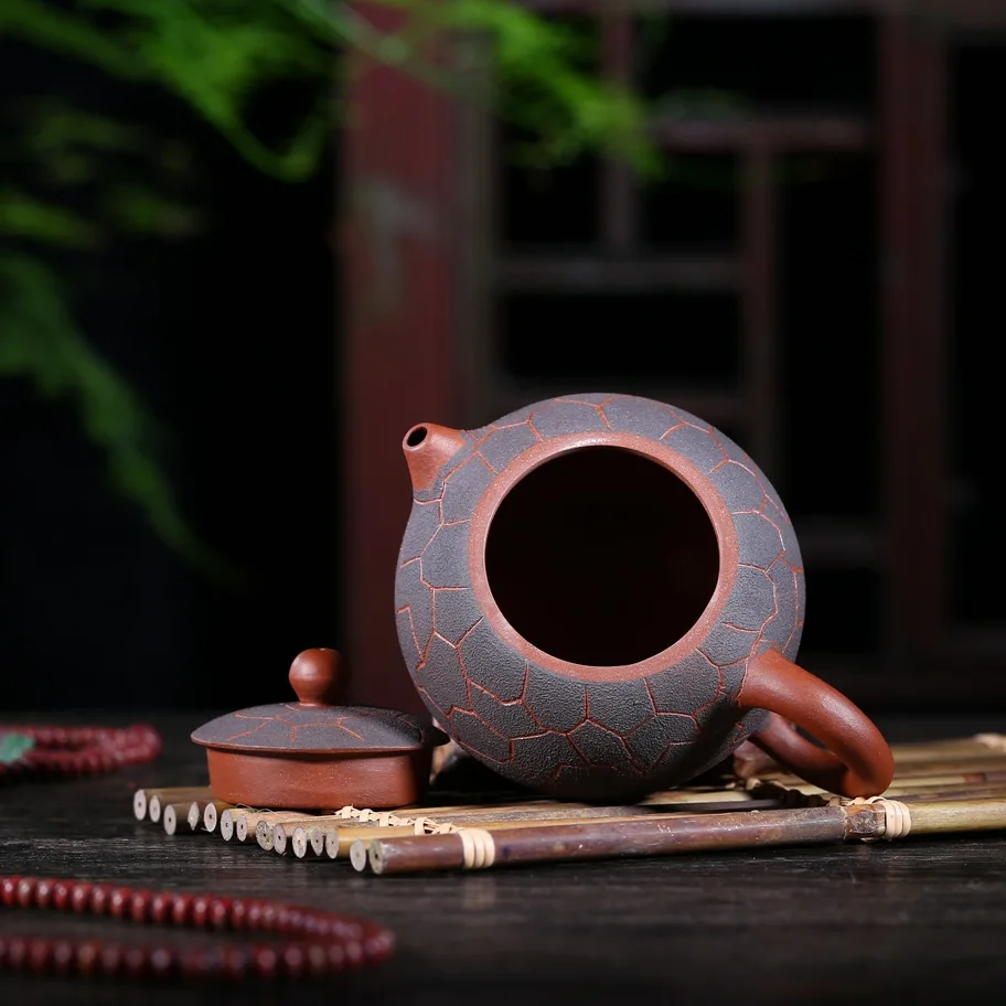 Фиолетовый Zisha чайник Yixing raw kung fu с мороженым Xi Shi традиционный ручной работы для