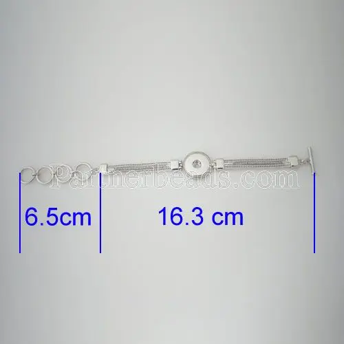 Сменные Браслет 18 мм кнопки браслет Имбирное печенье jewelry браслет partnerbeads KB3337