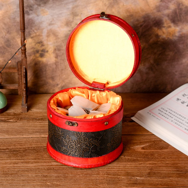 Винтажная деревянная коробка для хранения ювелирных изделий и других мелких