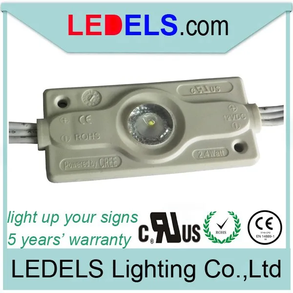 UL светодиодный модуль 12v 200lm 2 4 Вт высокой мощности Мощность подсветка led для