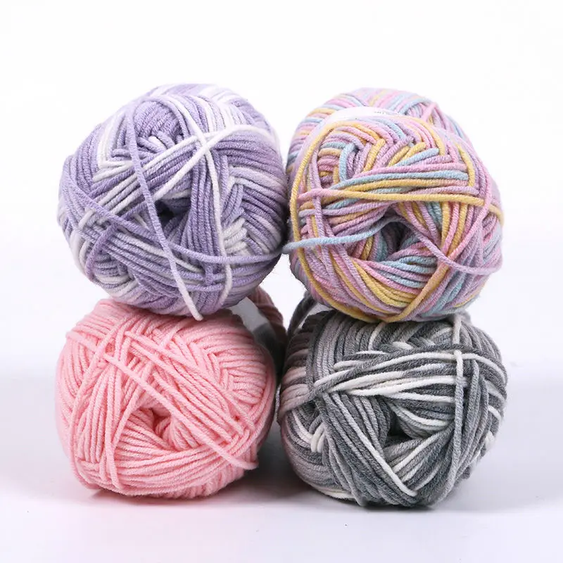 50 г/шар акриловая нейлоновая пряжа толстые нитки для ручного вязания свитера