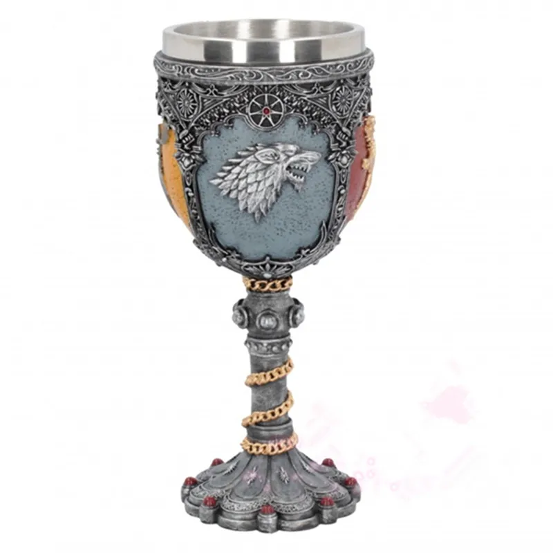 Игра престолов sigili Tankard Кубок кофе кружки из нержавеющей стали смолы чашки и кружки творческая марка пива посуда для напитков Марка