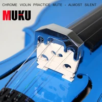 chrome violin practice mute almost silent metal practice mute for violin viola