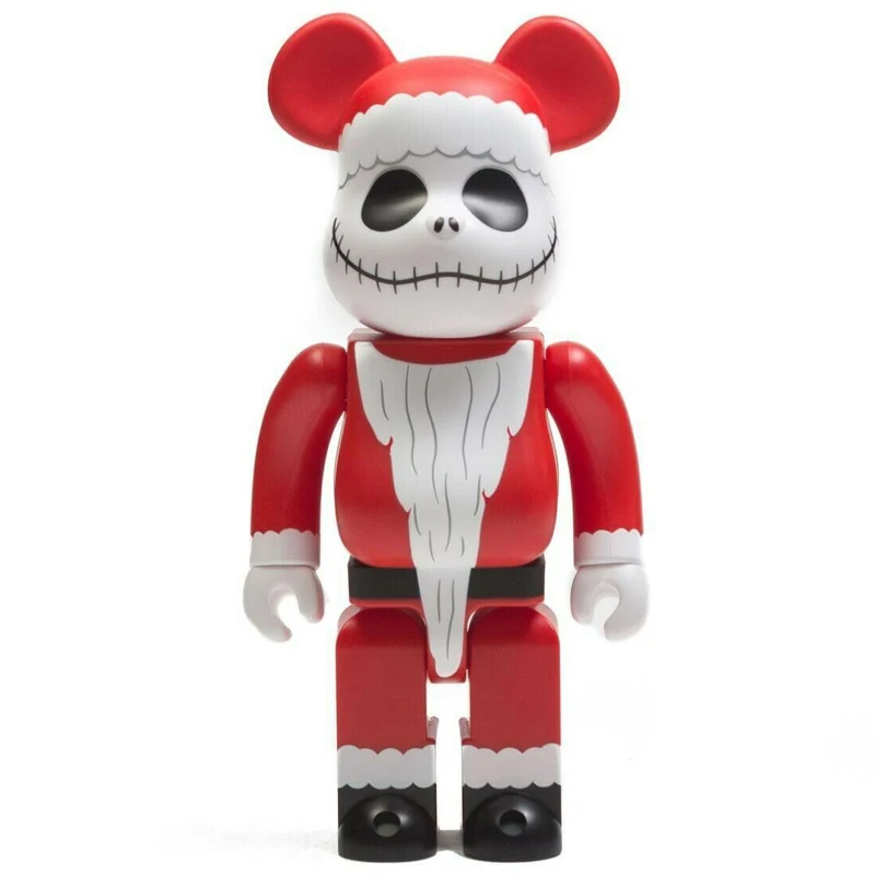 28 см/11 дюймов Medicom Be @ rbrick кошмар b4 Рождество 400% Санта Джек Скеллингтон bearbrick
