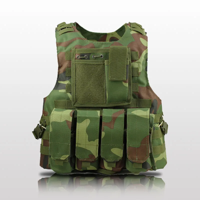 USMC страйкбол разгрузочный жилет тактический Molle защитные пластины солдат боевые жилеты армейский Военный камуфляж воздушный мягкий Перевозчик - Цвет: Jungle Camo