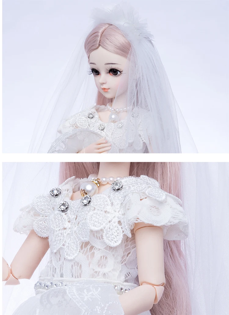 Принцесса Анна 1/3 60 см BJD SD кукла с платьем парики Shose Hat макияж Красивая мечта девочка кукла, игрушка Рождественский подарок кукла