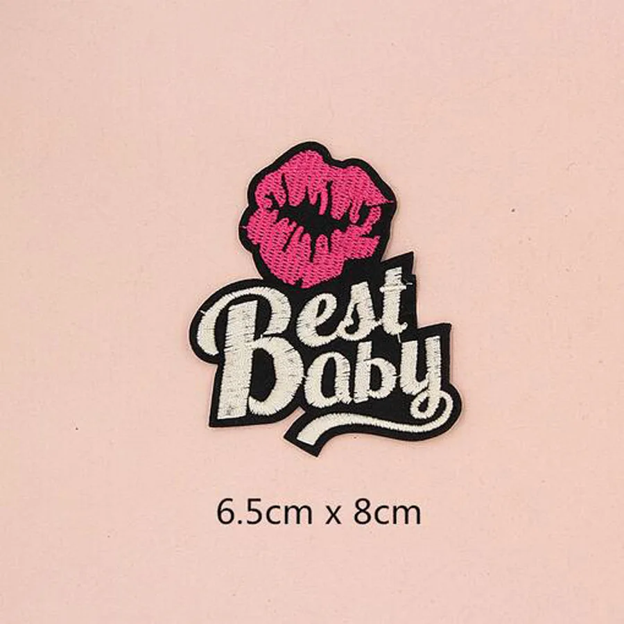 Леопардовые тигровые заплатки губ колпачки для обуви железные вышитые