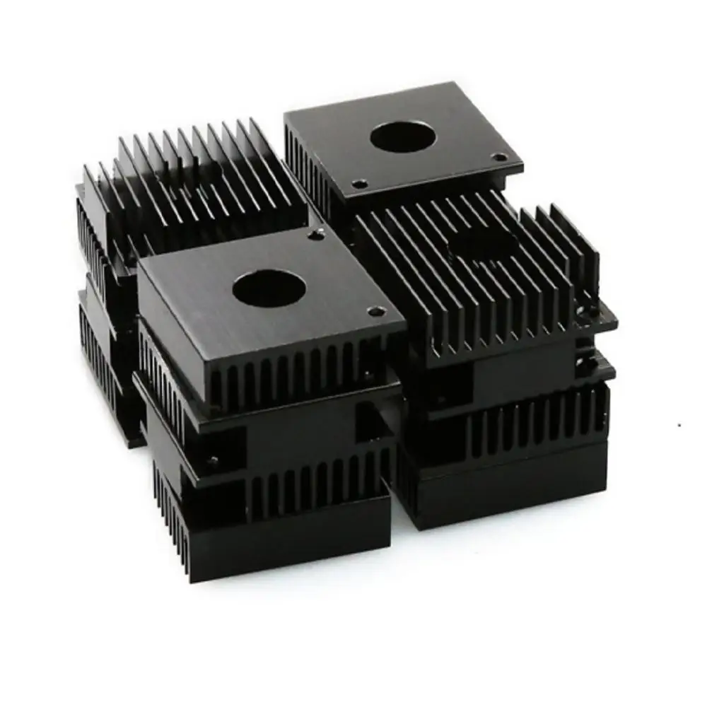 Magideal 2Pcs Extruder Heat Sink 40*40*11mm Black for 3D Printer MK7 MK8 | Компьютеры и офис
