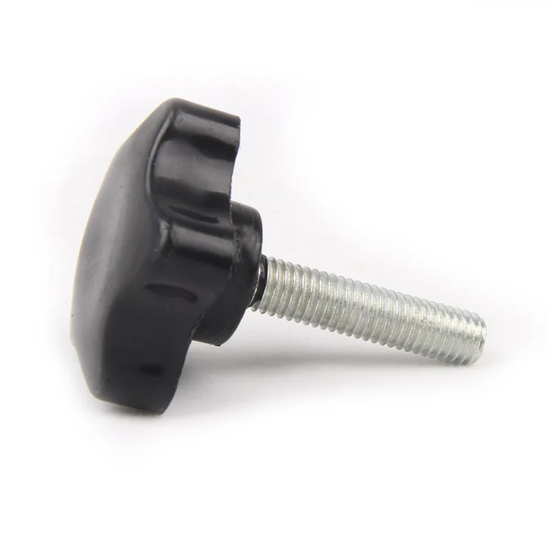 

4pcs M8 plum handles white zinc pentagonal screws bolt home decoration bolts hand screw bolts 30mm-50mm length
