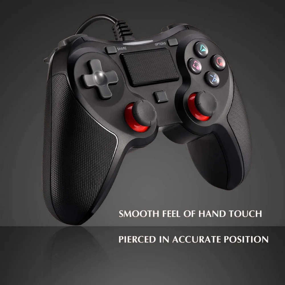 DHL 50 шт./лот для PS4 игровой контроллер USB проводной геймпад для Playstation 4 консоль джойстик геймпады несколько