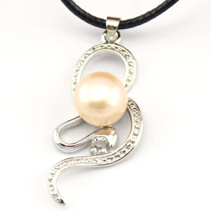 Бесплатная доставка! 100% подлинные белые розовые фиолетовые черные подвески из