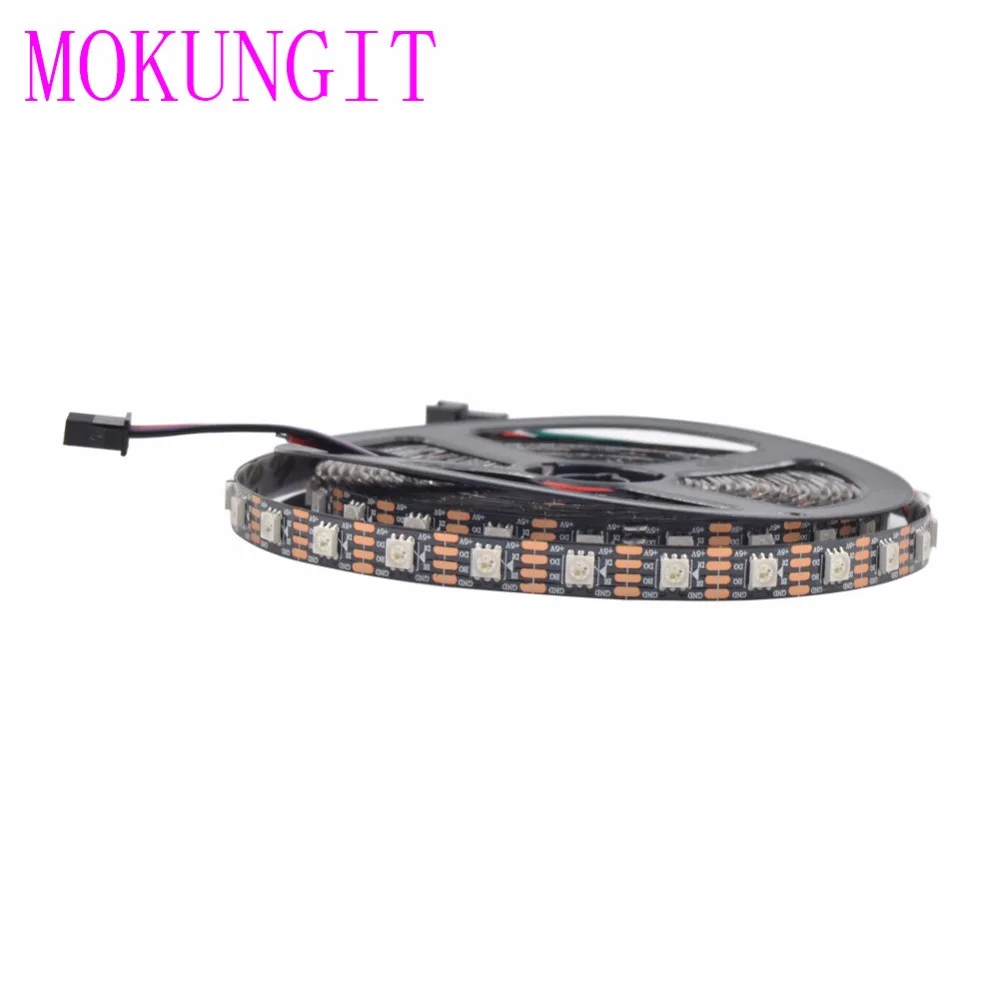 Mokungit 5 м 60 пикселей WS2813 модернизированная WS2812B индивидуально Адресуемая RGB