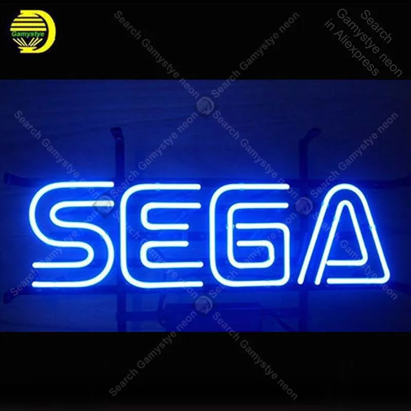 Неоновая вывеска для игровой комнаты sega пивной паб бар Неоновый знак ручной работы рекламный знак человек пещера неоновый бар вывеска искусство лампы 17x12 дюймов