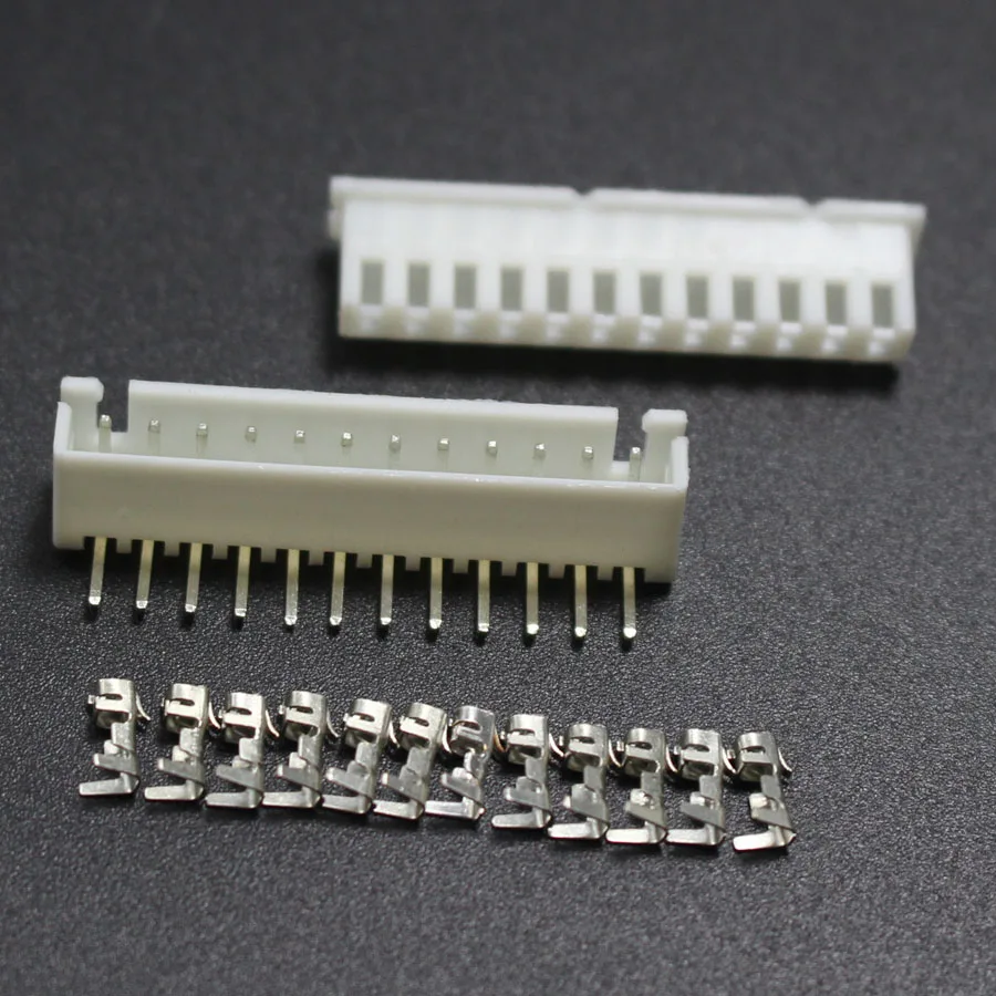 25sets XH2.54-12P Connector 2.54mm 12Pin XH right angle Header + Housing Terminal for PCB Car Automotive | Обустройство дома