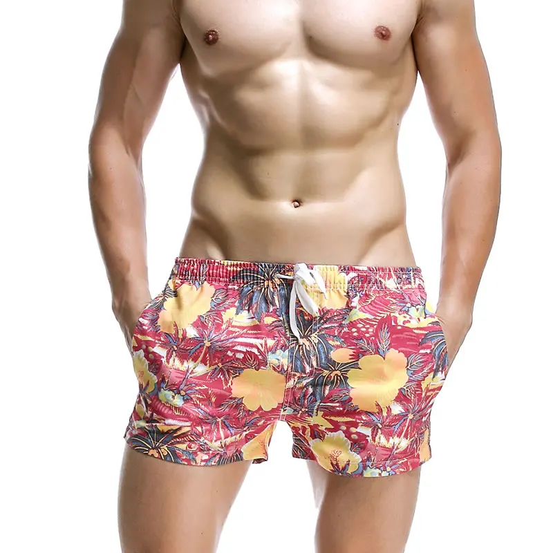 2018 трендовые мужские пляжные шорты с принтом кокосового дерева и листьев